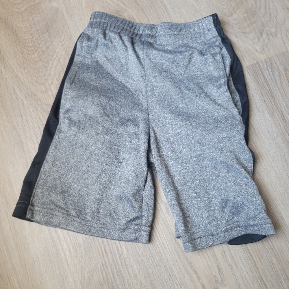 Tuff Guys Athletic Shorts Boys Size 4/5 XS Heather Grey Black Sporty Activewear